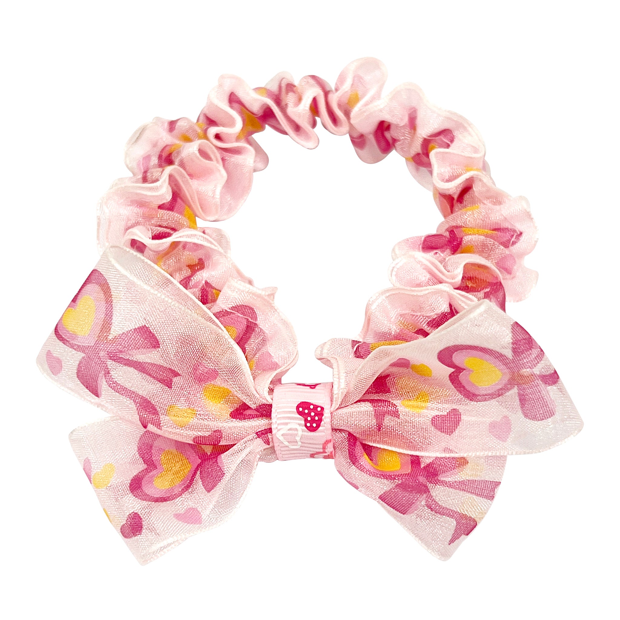 Printed Scrunchie - Pink Poppy Australia