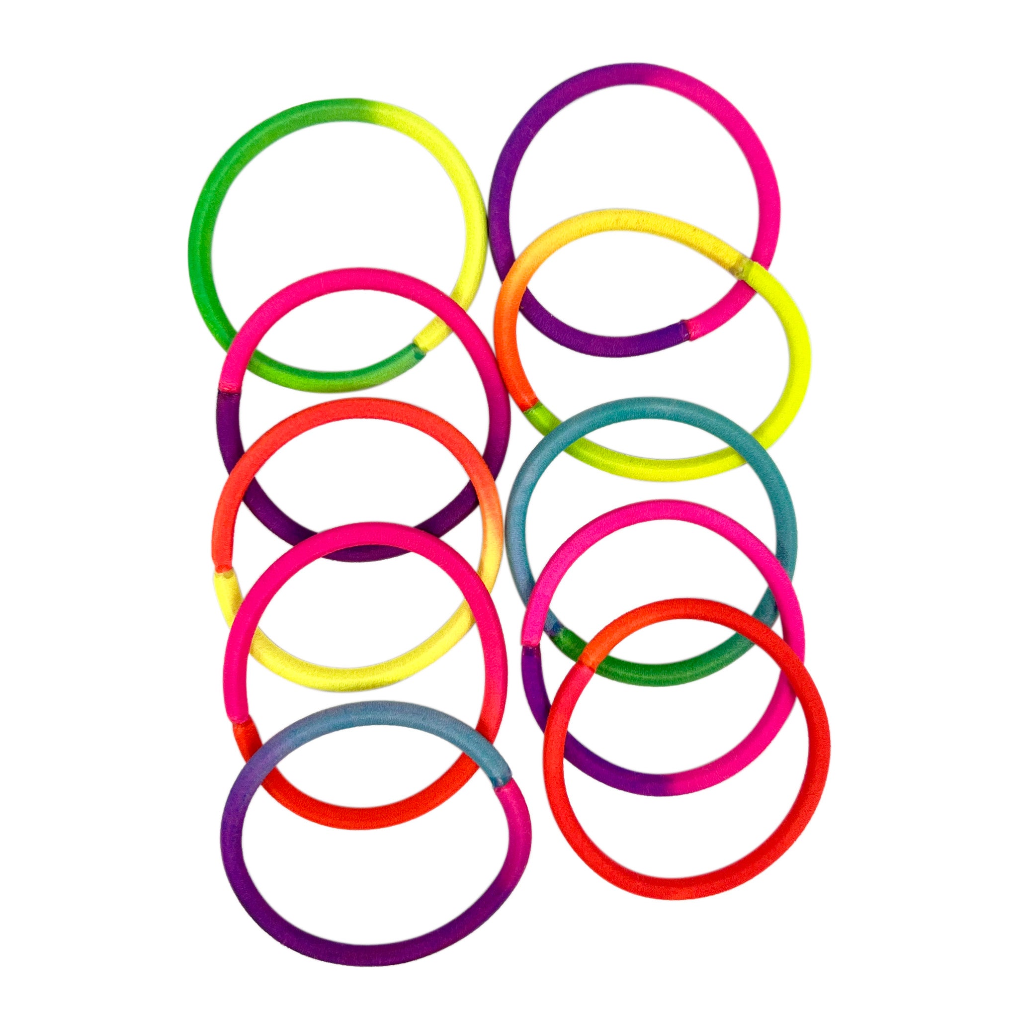 Two-Tone Hair Elastics - Pink Poppy Australia