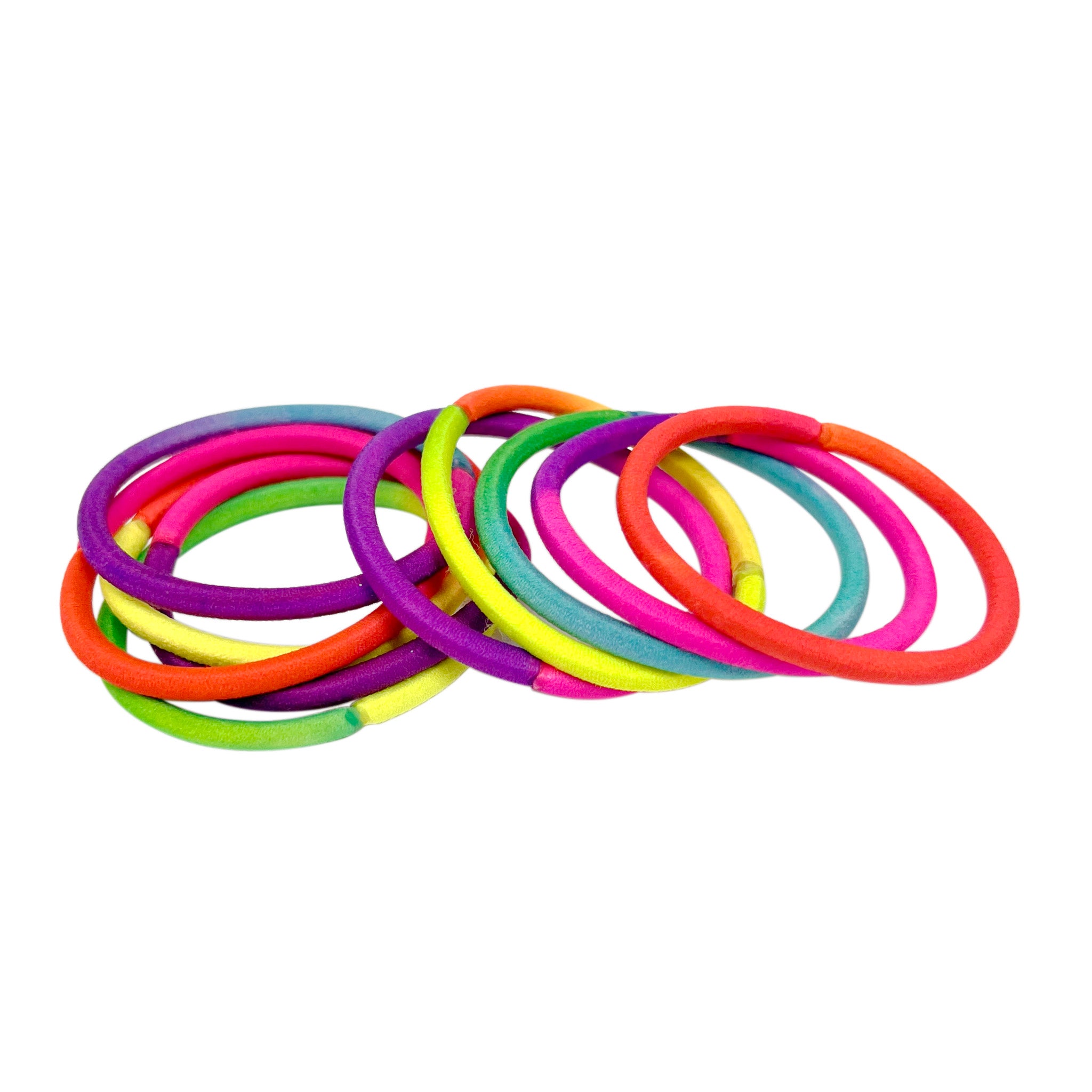 Two-Tone Hair Elastics - Pink Poppy Australia