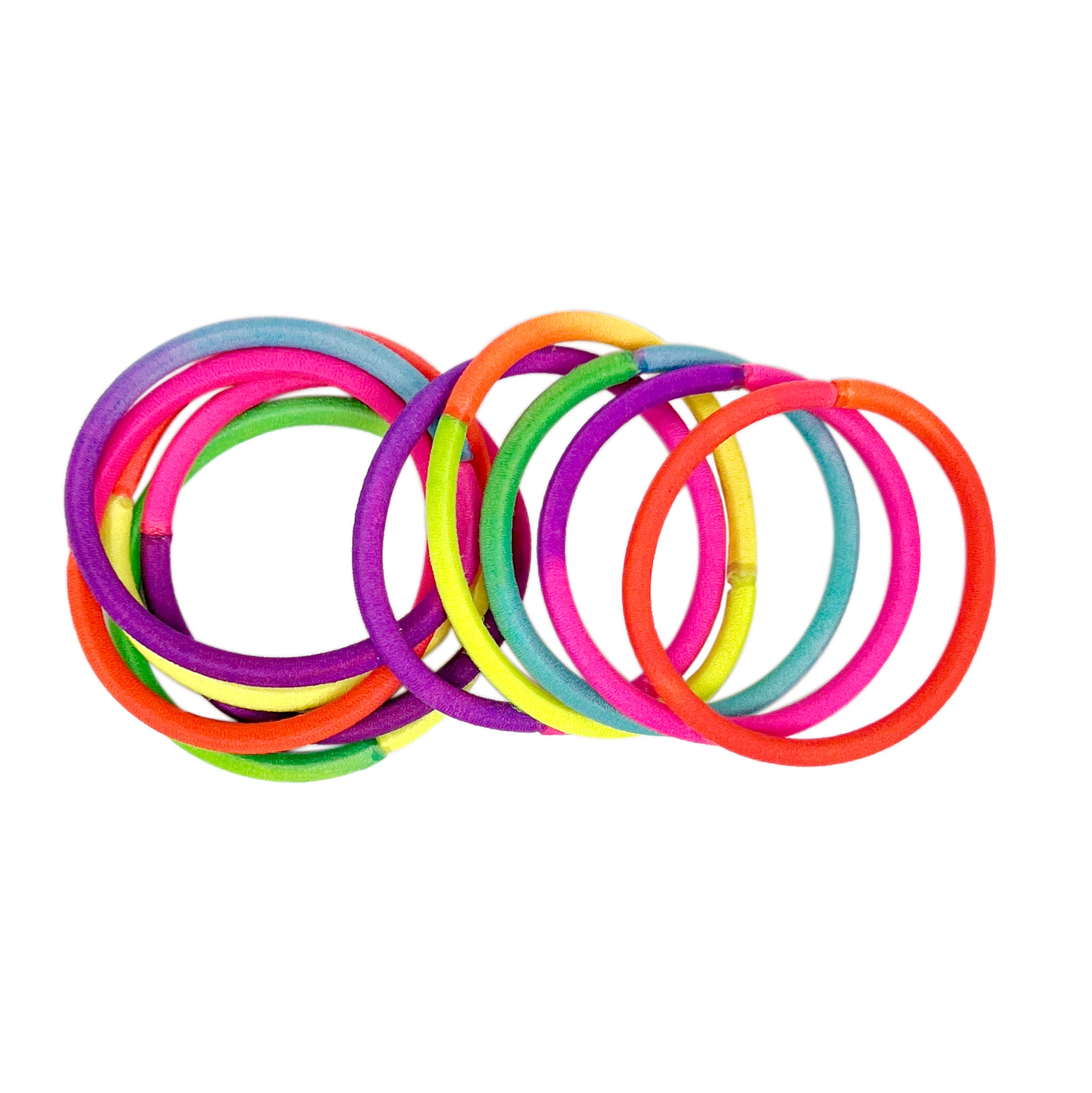 Two-Tone Hair Elastics - Pink Poppy Australia