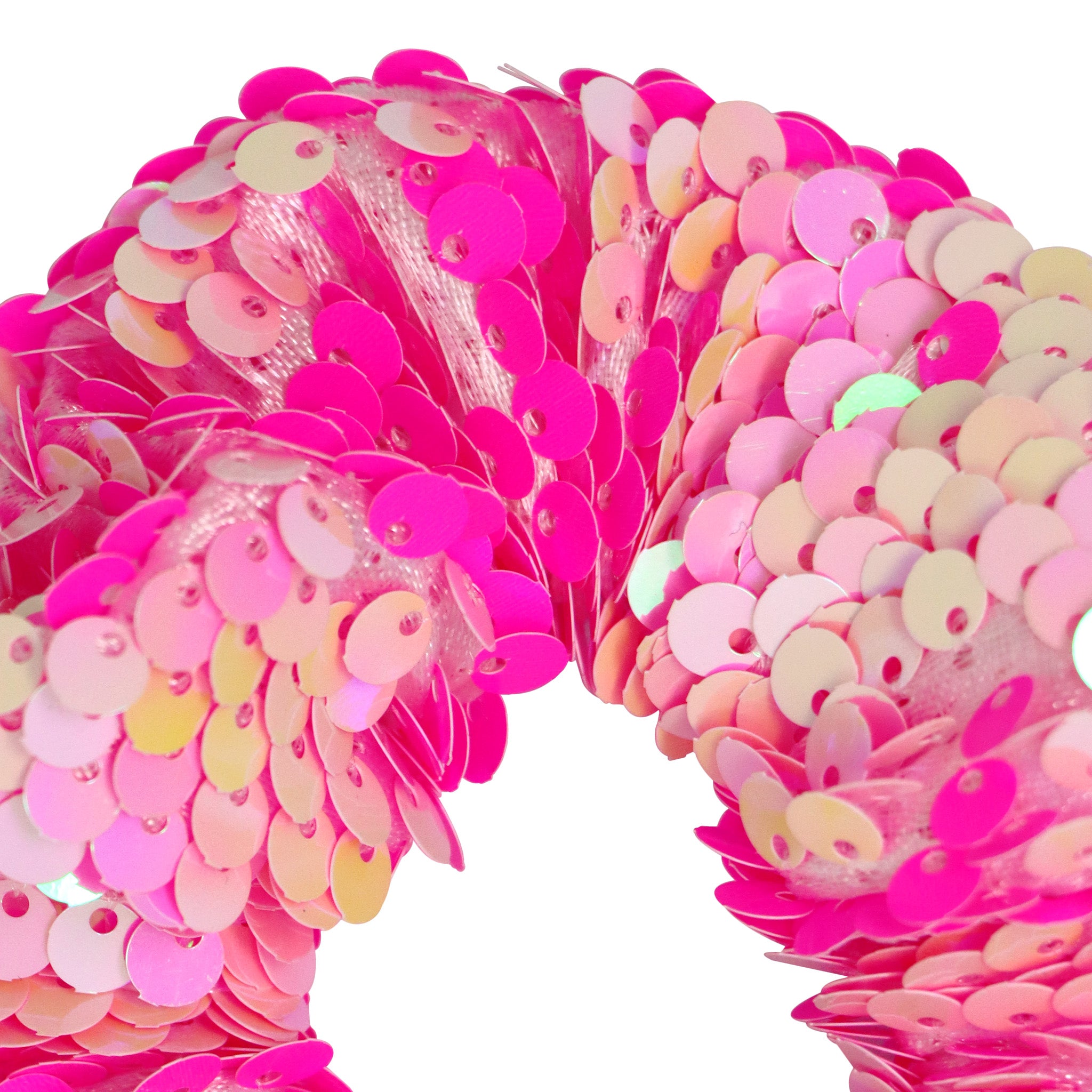 Pink Sequin Hair Scrunchie - Pink Poppy Australia