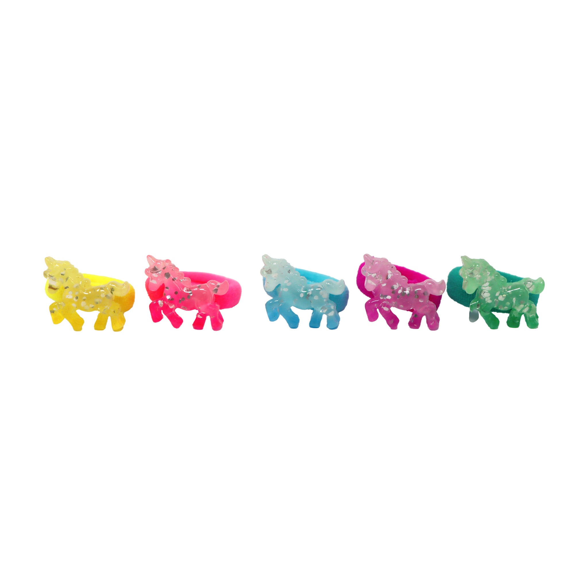 Dreamland Unicorn Hair Elastics - Pink Poppy Australia