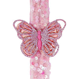 Butterfly Sequin Slap Band - Pink Poppy Australia