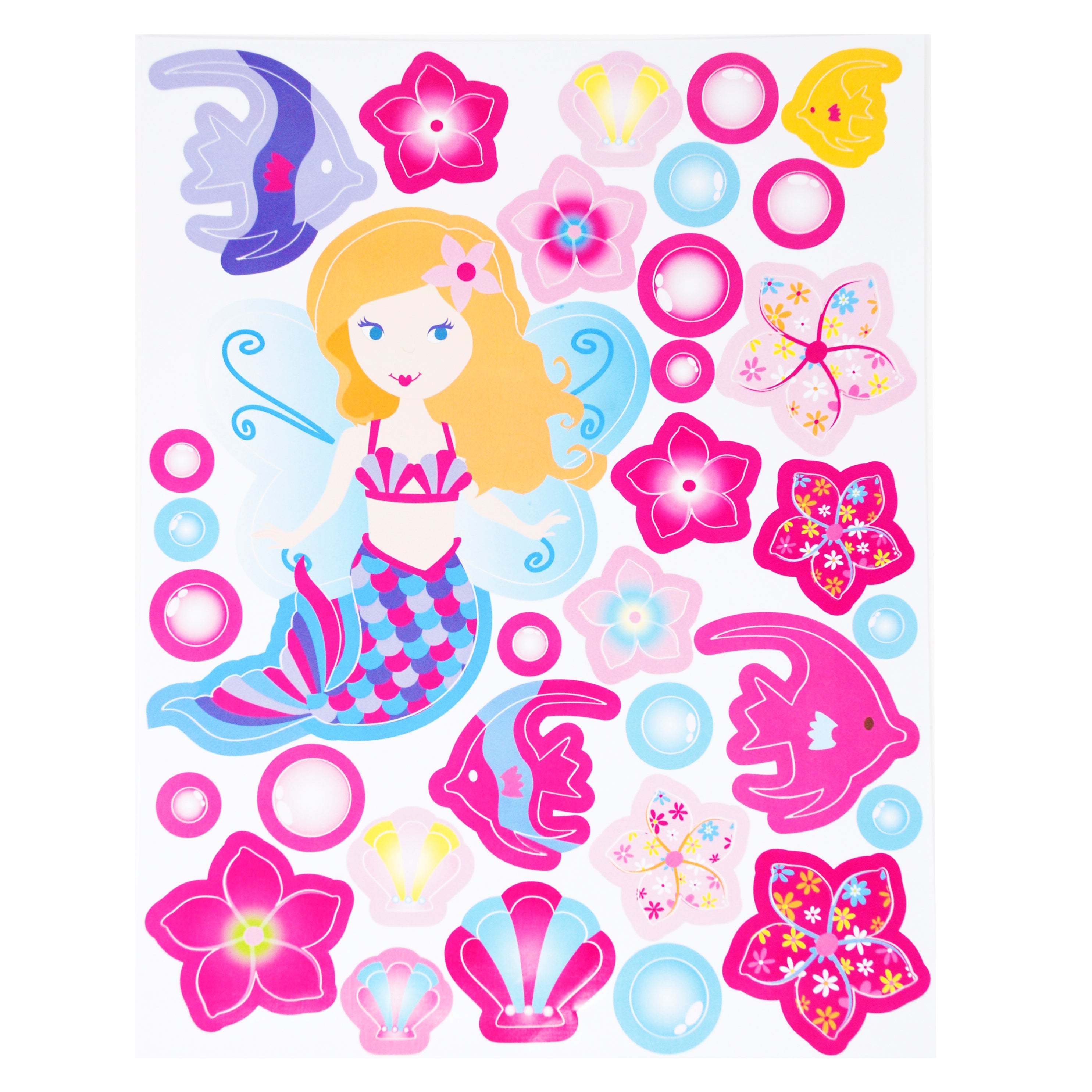 Mermaid Wall Decals - Pink Poppy Australia