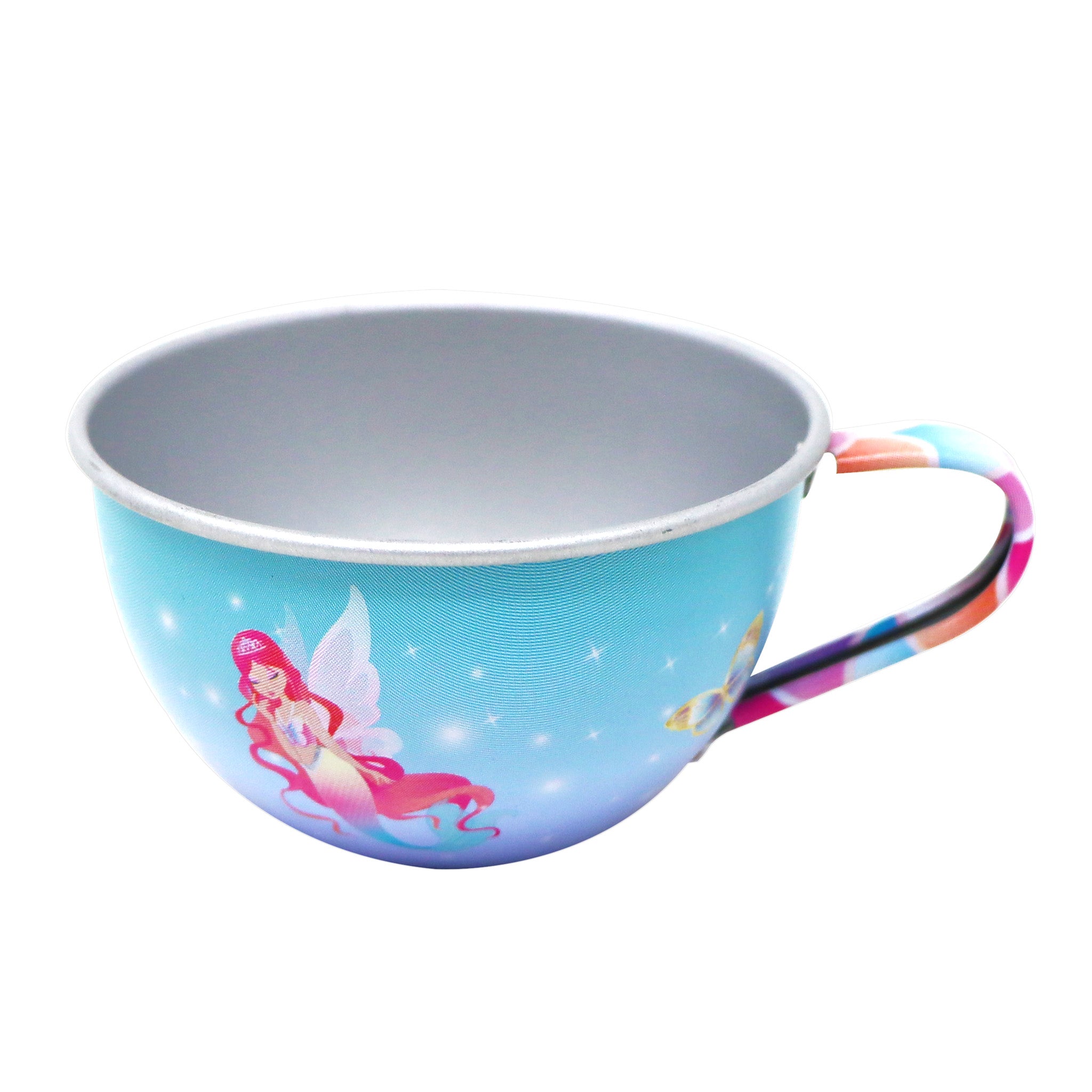 Shimmering Mermaid Tea Set in Basket - Pink Poppy Australia