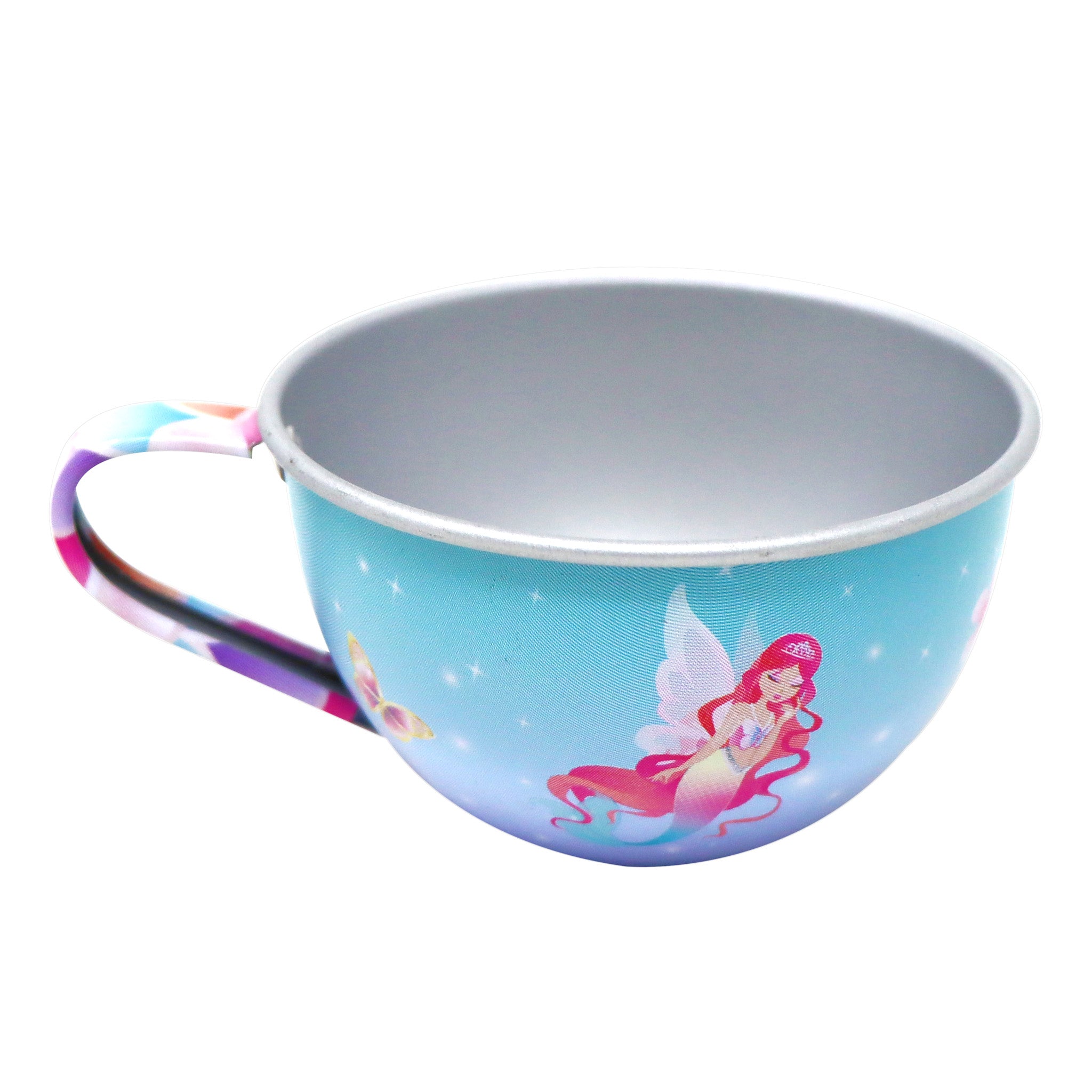 Shimmering Mermaid Tea Set in Basket - Pink Poppy Australia