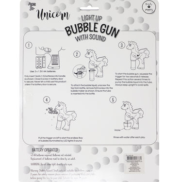 Unicorn Bubble Gun - Pink Poppy Australia