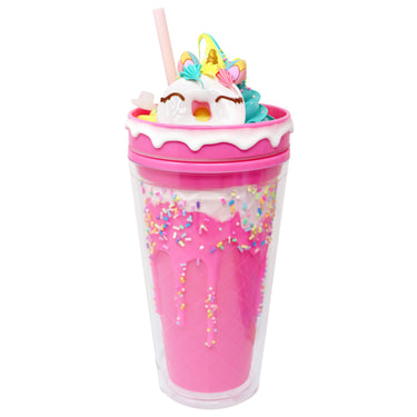 Unicorn Donut Drinking Cup - Pink - Pink Poppy Australia