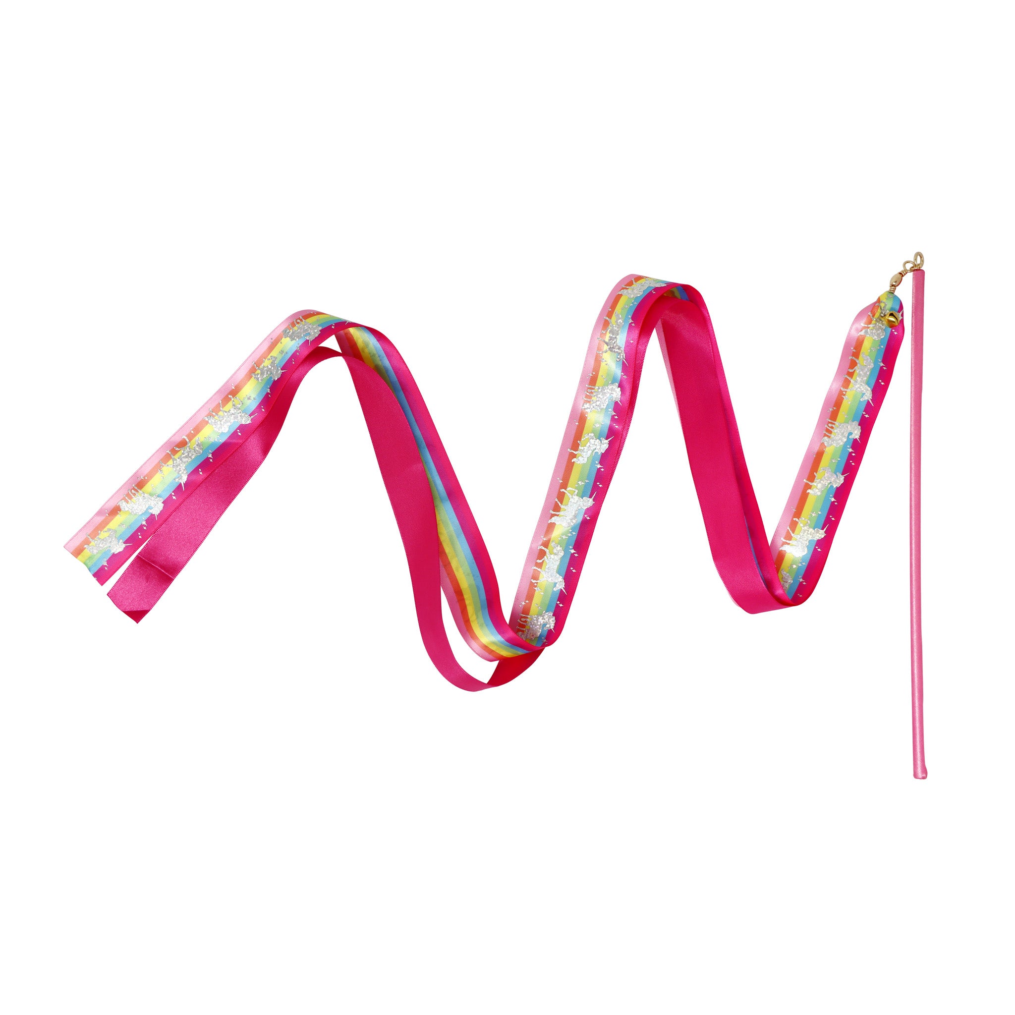 Stardust Unicorn Fairy Ribbon Wand - Pink Poppy Australia