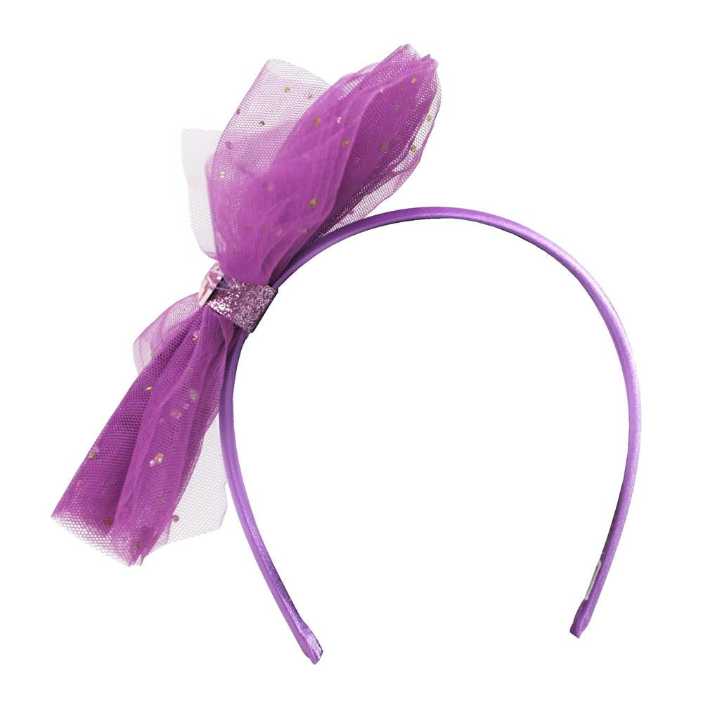 Disney Princess Rapunzel Sparkling Bow Headband - Pink Poppy