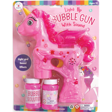 Unicorn Bubble Gun - Pink Poppy Australia
