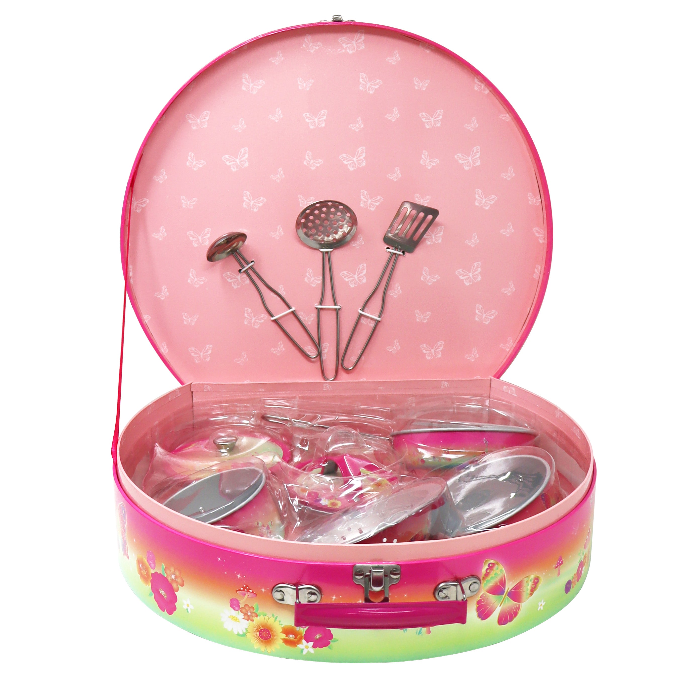 Rainbow Butterfly Cooking Set In Carry Case - Pink Poppy Australia