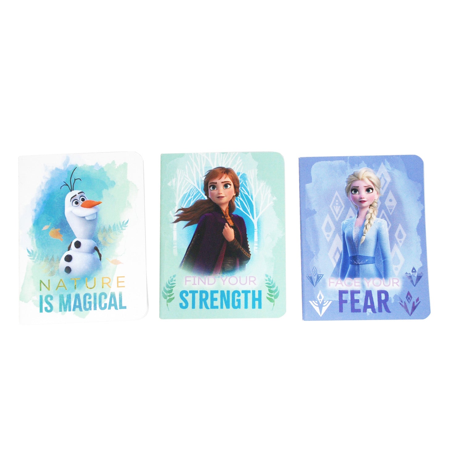 Disney Frozen the Magical Nature Notebook Set of 3 - Pink Poppy
