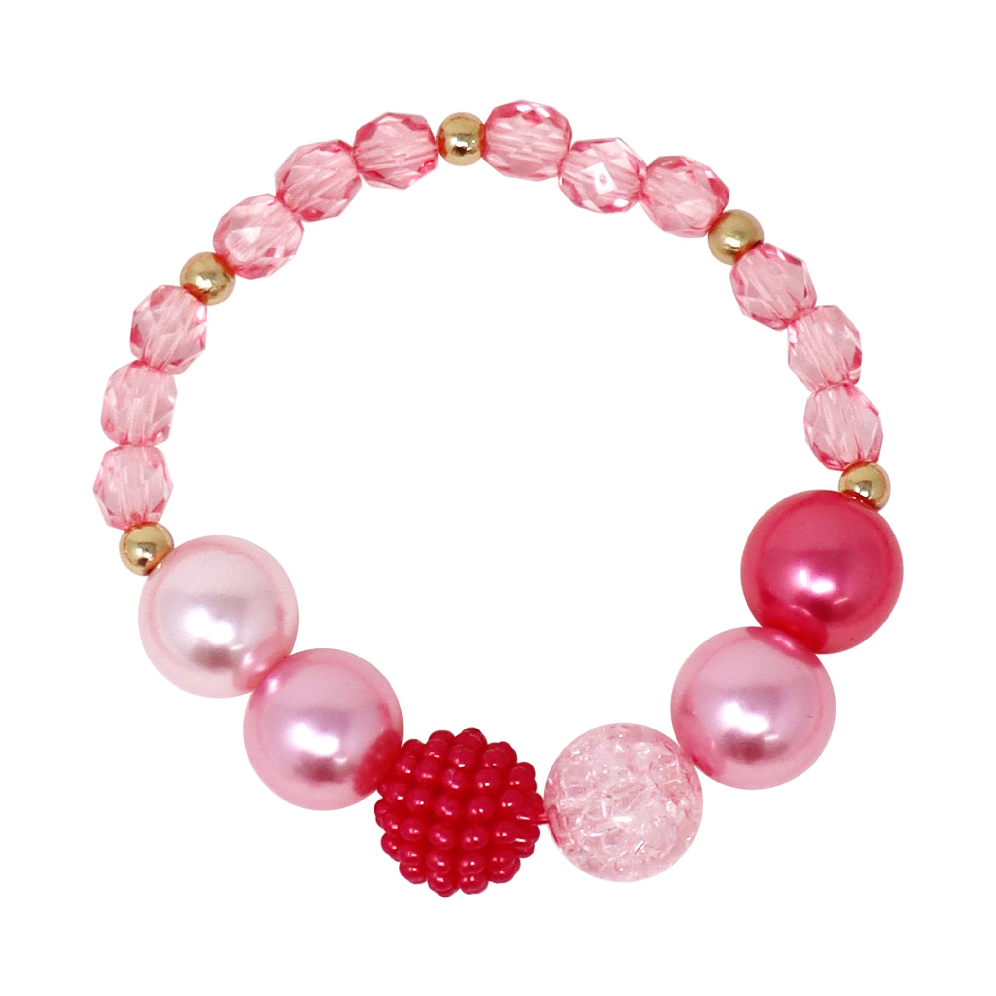 Disney Princess Ariel Pendant Stretch Beaded Necklace & Bracelet - Pink Poppy Australia
