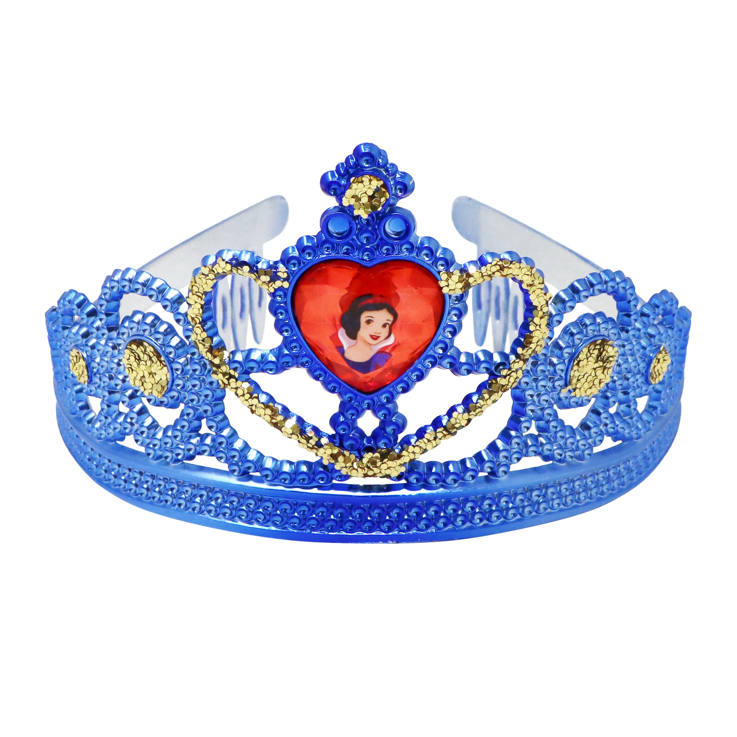 Disney Princess Snow White Heart Gemstone & Glitter Crown - Pink Poppy Australia
