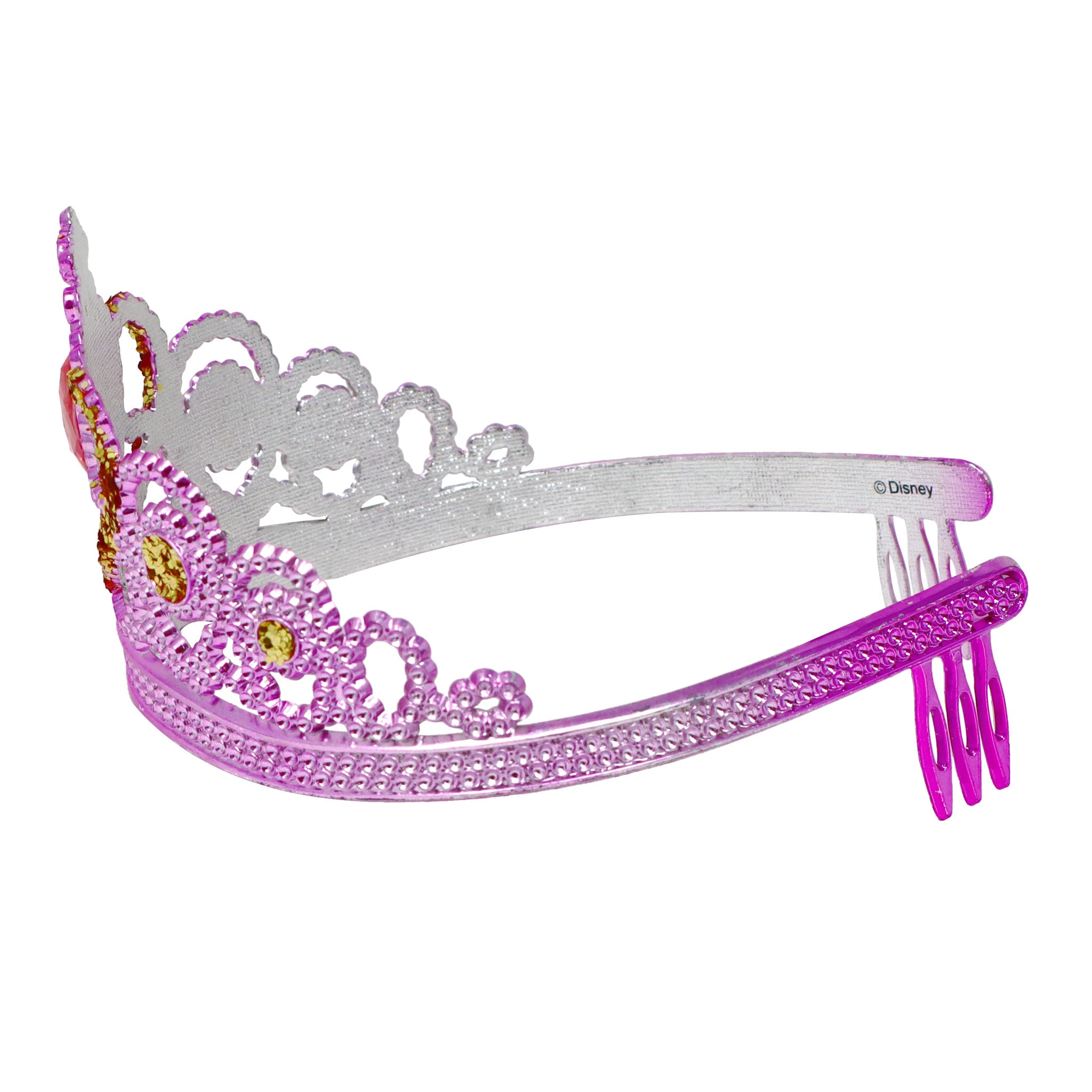 Disney Princess Aurora Heart Gemstone & Glitter Crown - Pink Poppy Australia