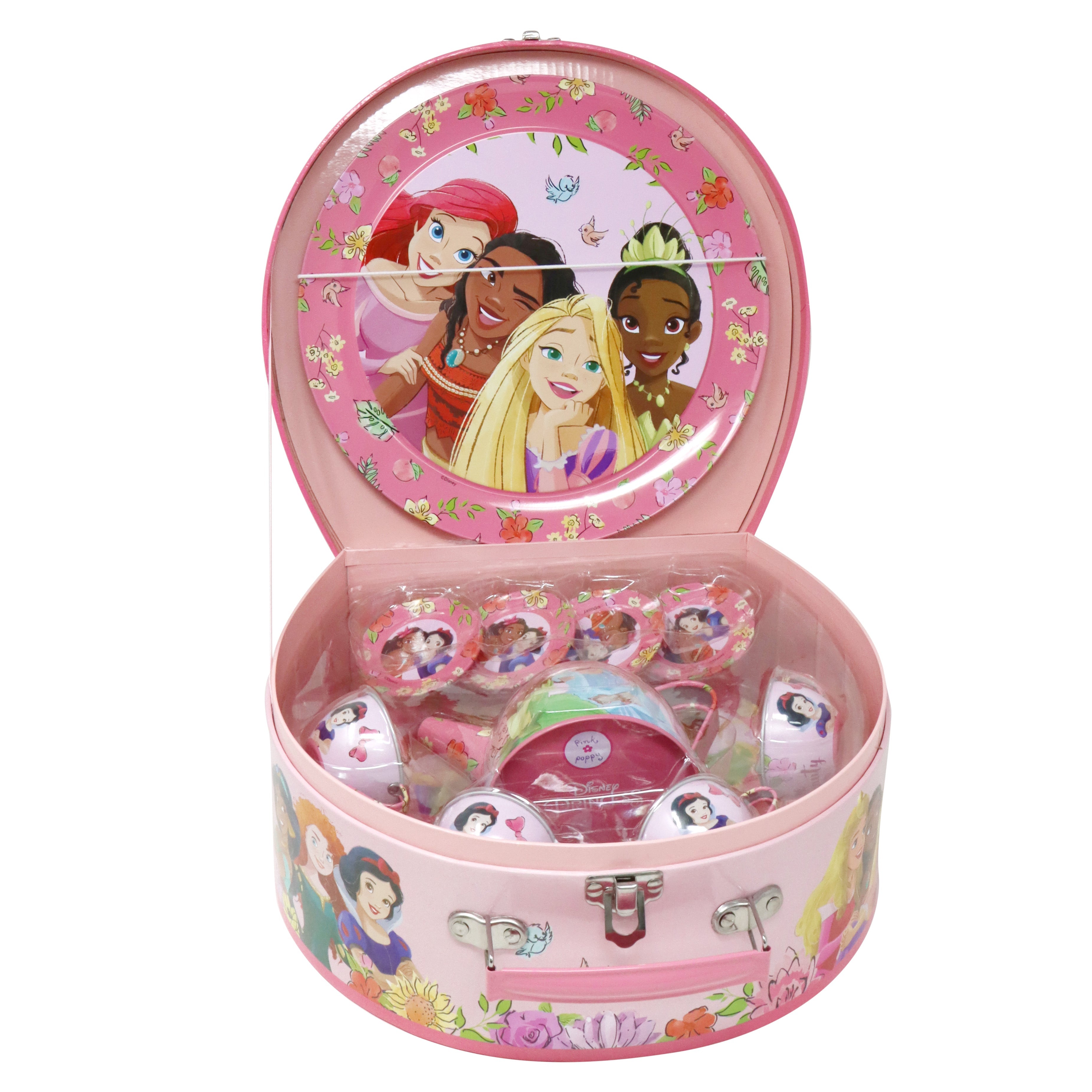 Disney Princess Forever Friends 14 Piece Tea Set in Carry Case - Pink Poppy Australia