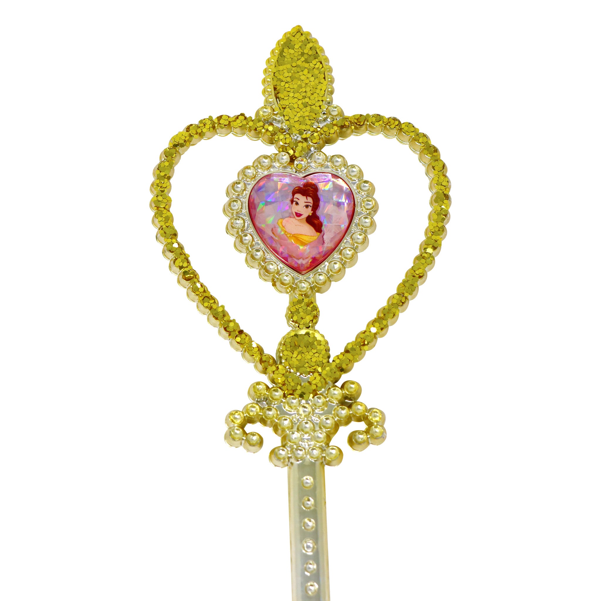 Disney Princess Belle Heart Gemstone & Glitter Wand - Pink Poppy Australia