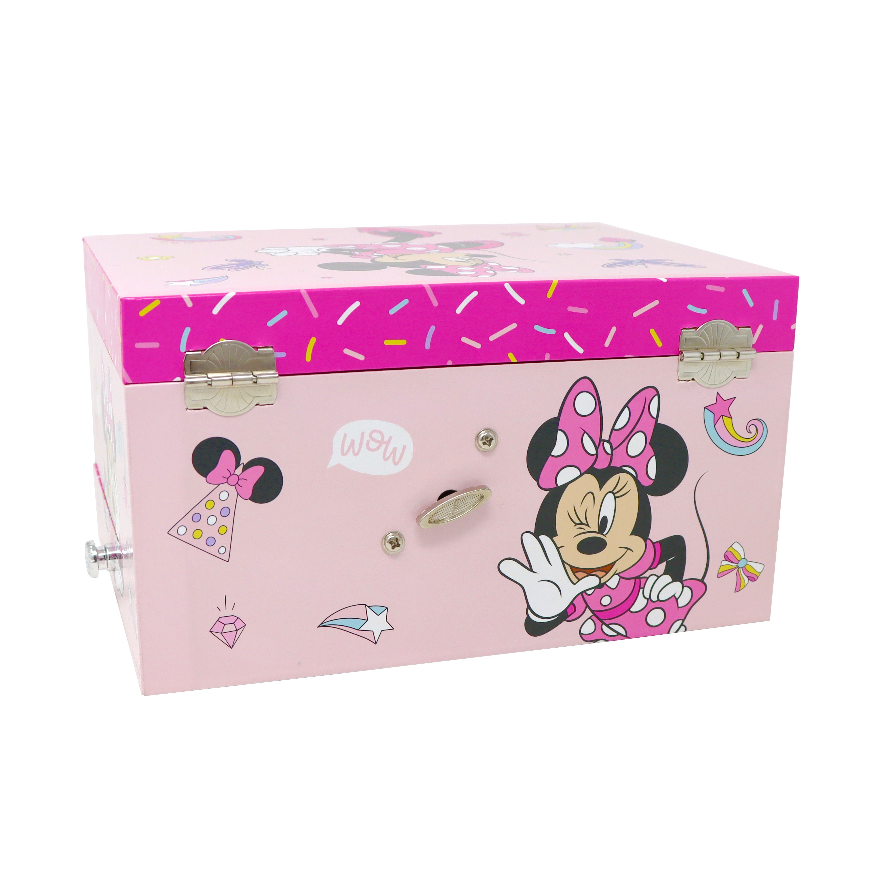Disney Junior Minnie Luxury Musical Jewellery Box - Pink Poppy Australia