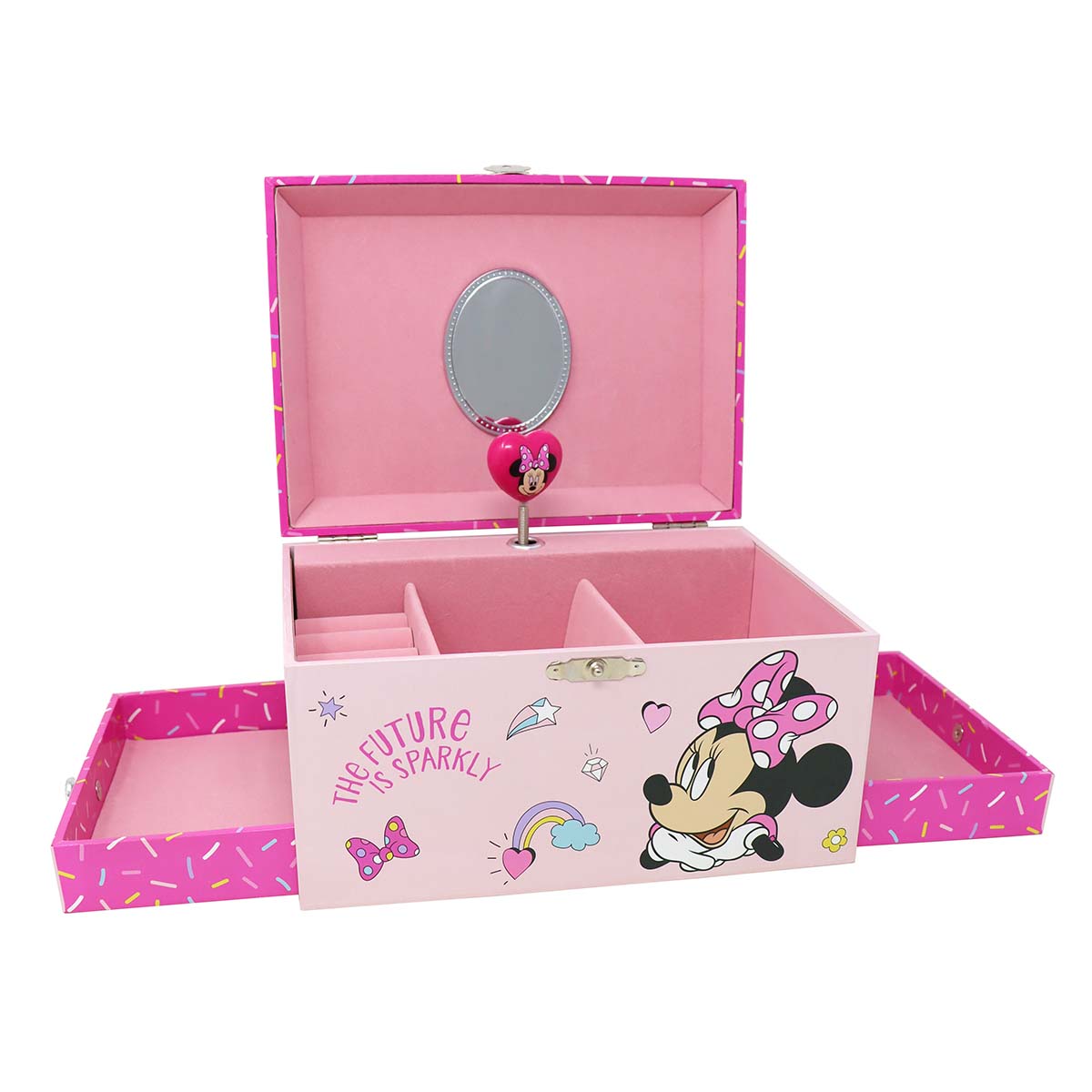 Disney Junior Minnie Luxury Musical Jewellery Box - Pink Poppy Australia