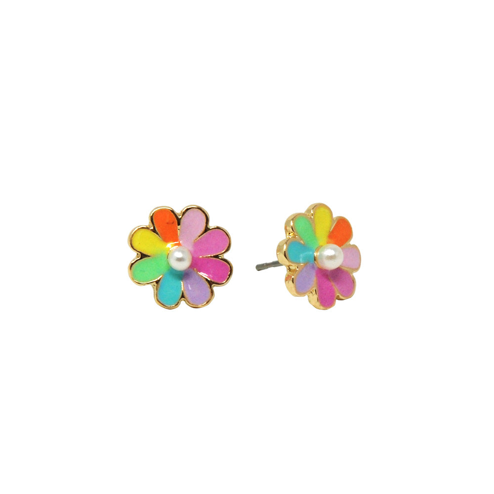 Bunny Garden Earring Set of 3 - Pink Poppy