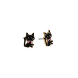 Kittens & Bows Earring Set of 3 pairs - Pink Poppy