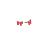 Kittens & Bows Earring Set of 3 pairs - Pink Poppy