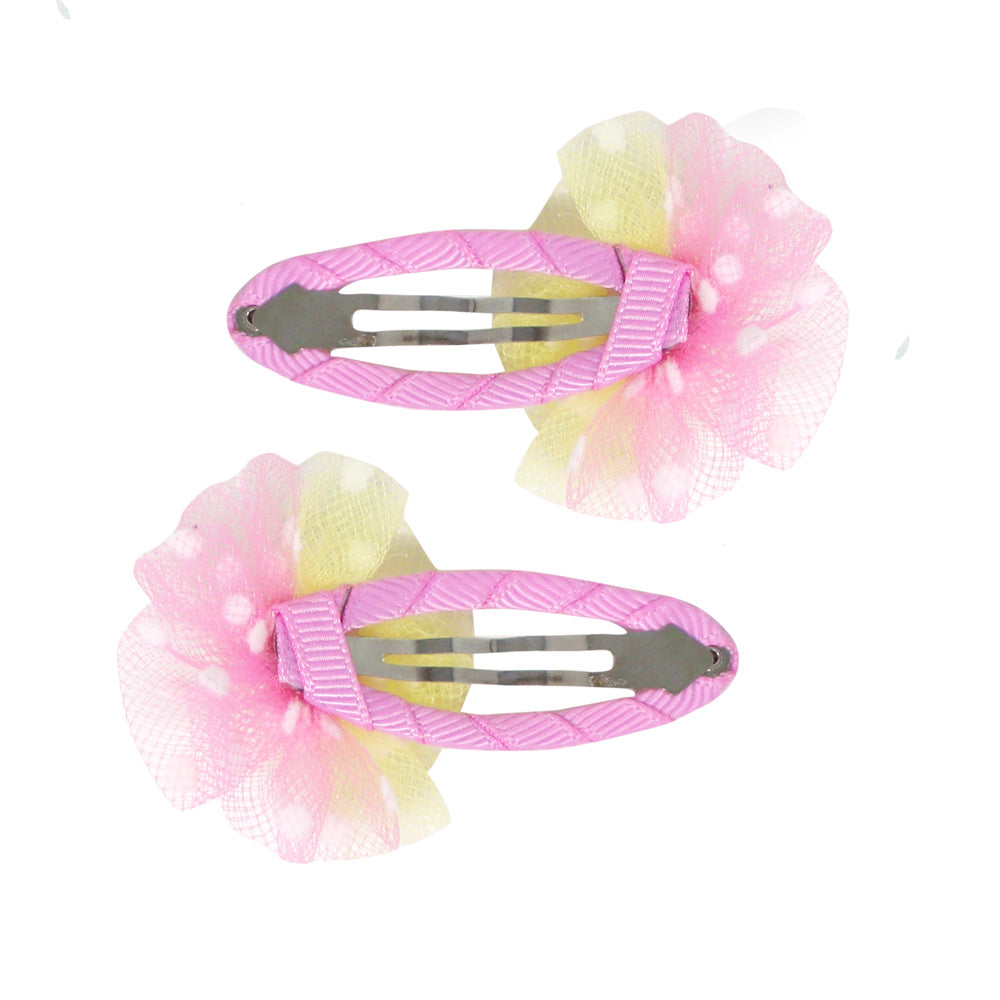 Pink Mesh Hair Clip - Pink Poppy Australia