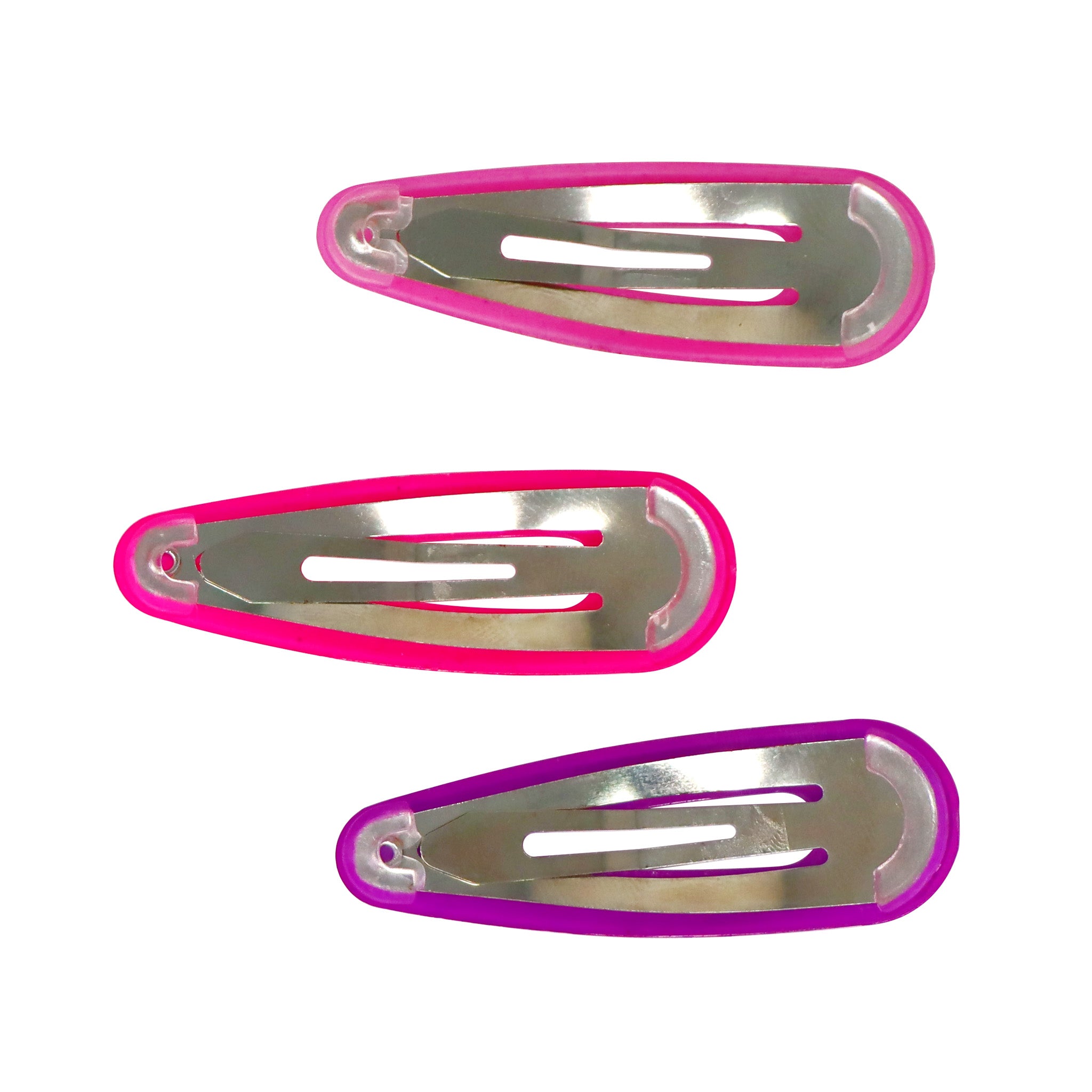 Acrylic Snap Hair Clips - Pink Poppy Australia