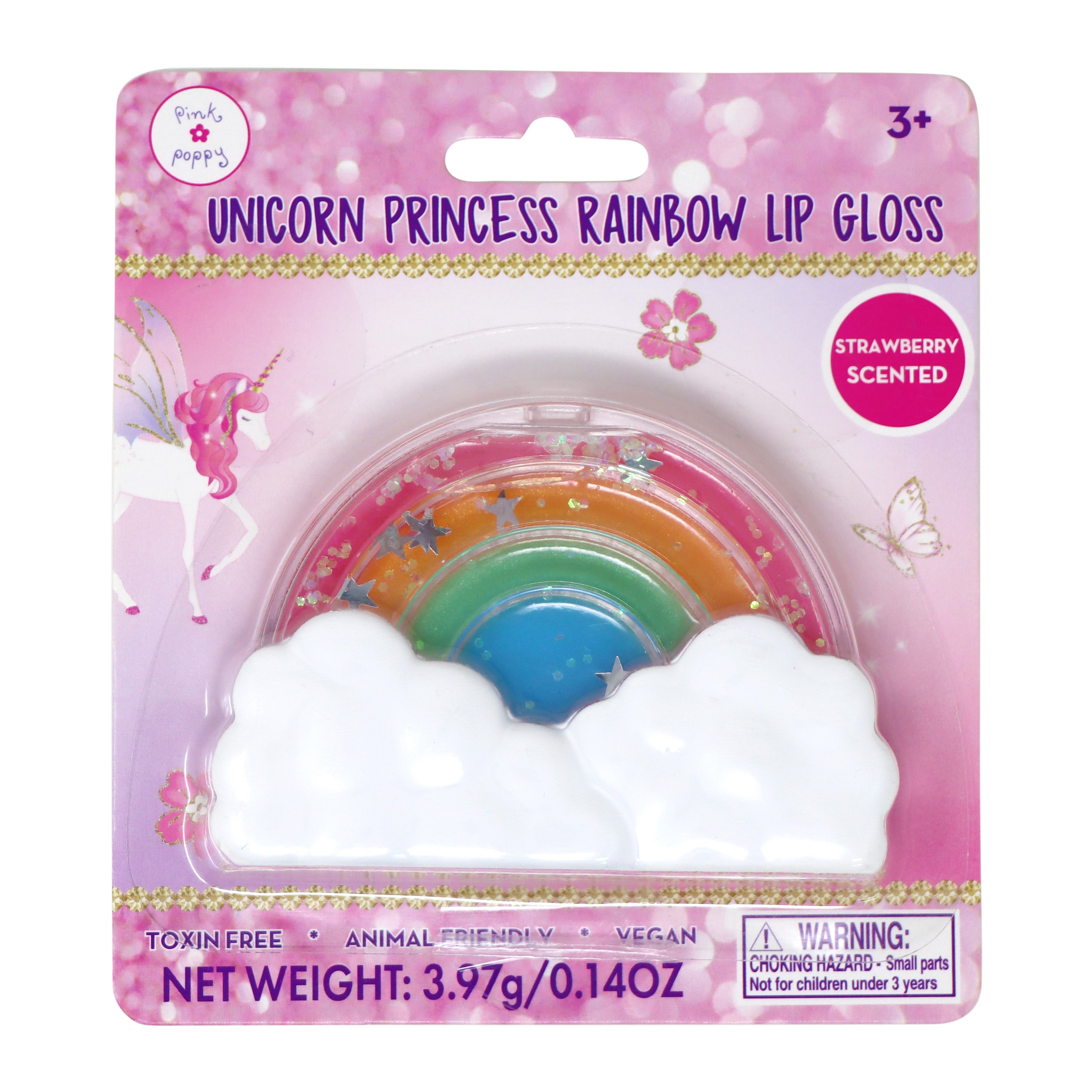 Unicorn Princess Rainbow Lipgloss - Pink Poppy Australia