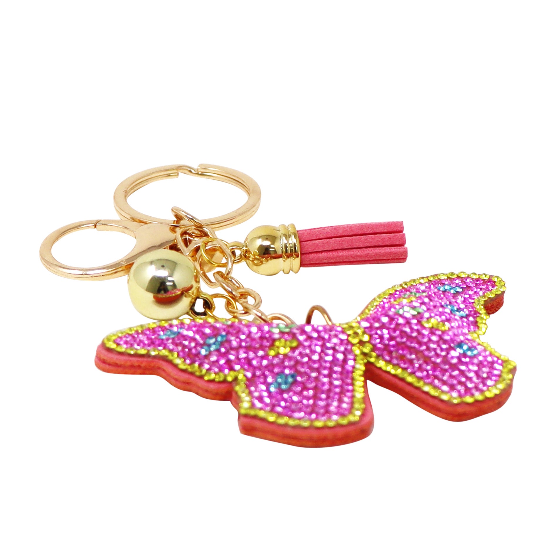 Butterfly Bag Charm - Pink Poppy Australia