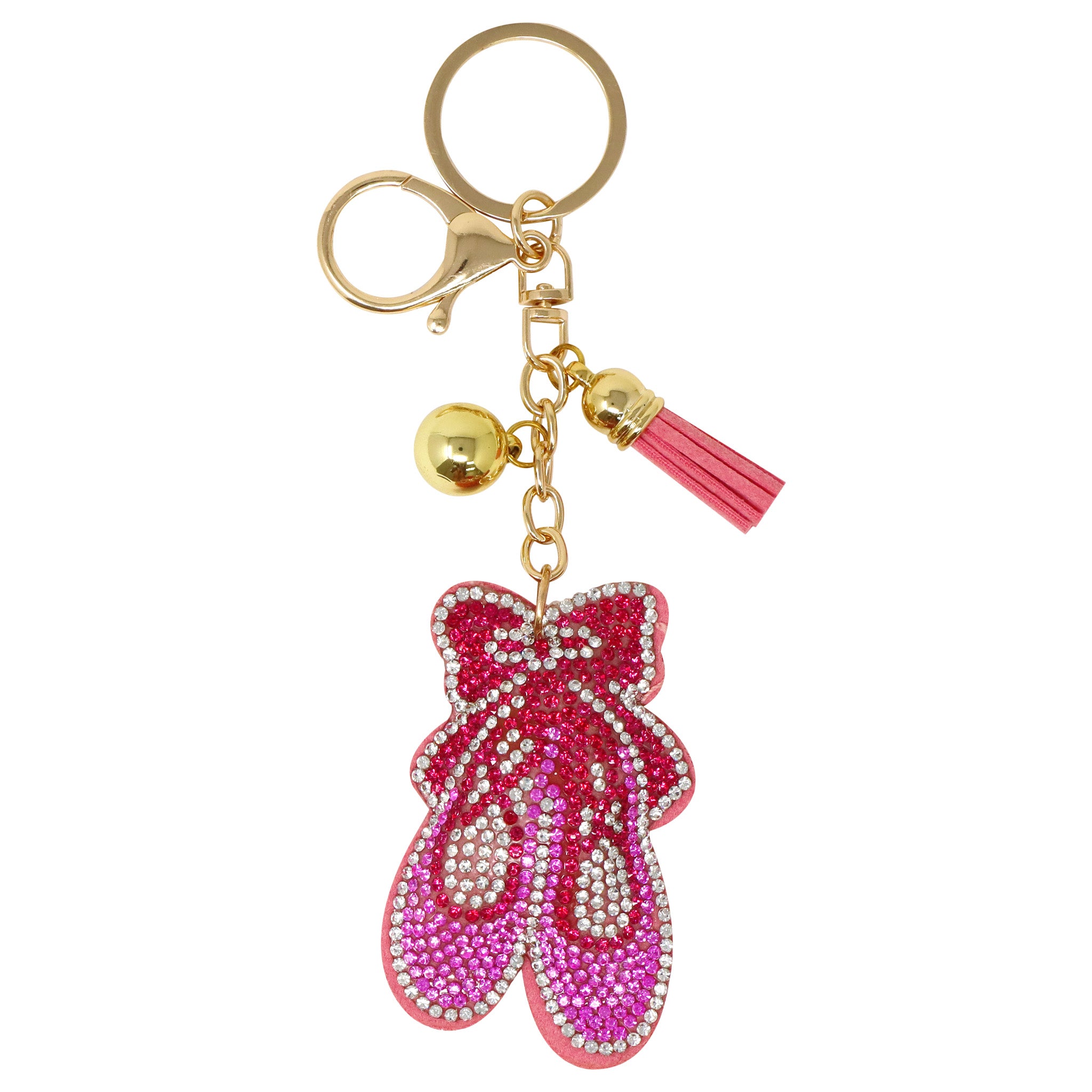 Ballerina Jewelled Bag Charm - Pink Poppy Australia