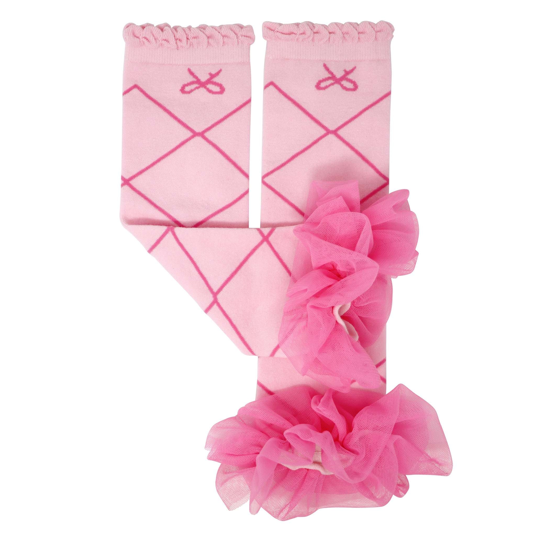 Ballerina Pink Ruffle Tulle Leg Warmer - Pink Poppy Australia