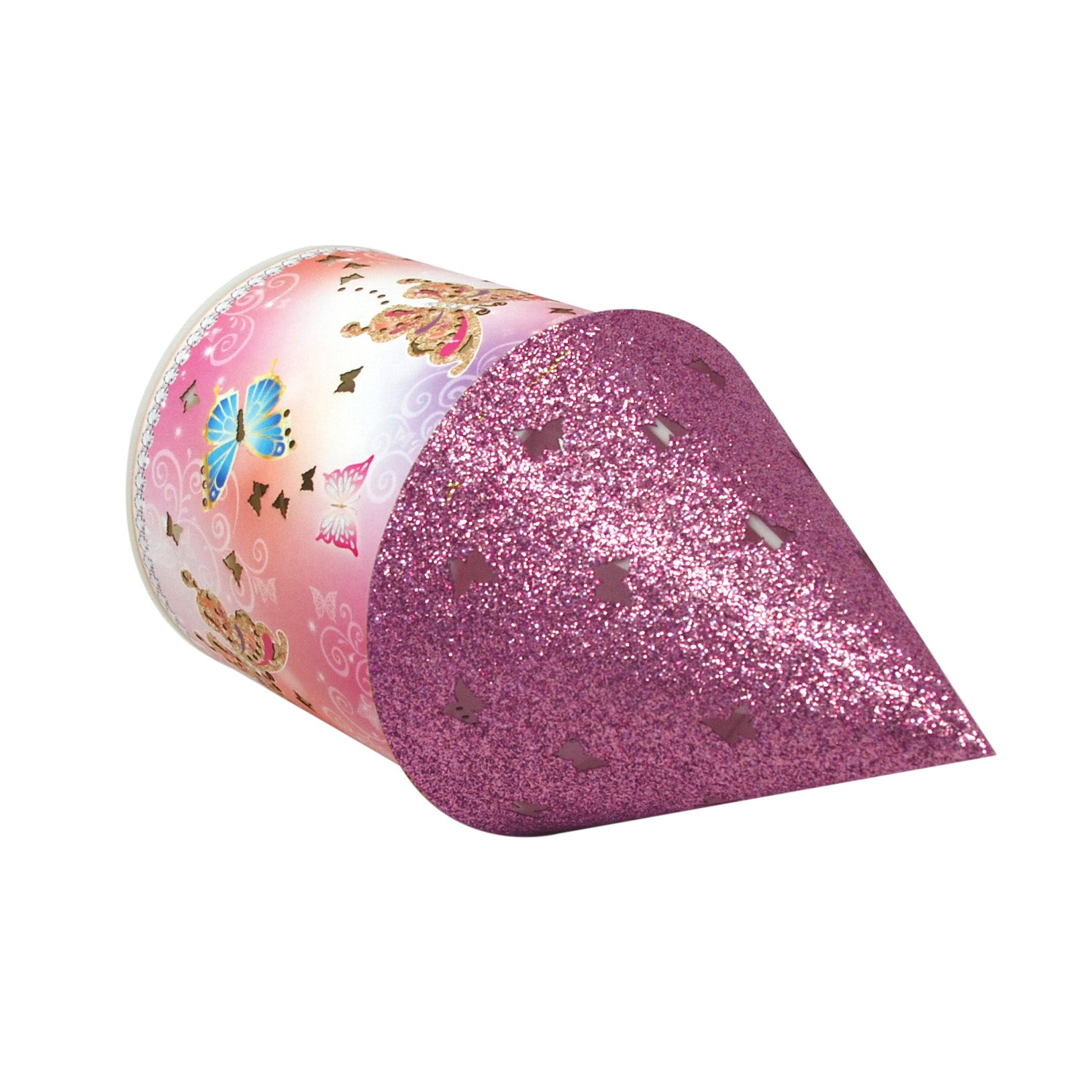 Butterfly Skies Colour Changing LED Lantern - Pink Poppy