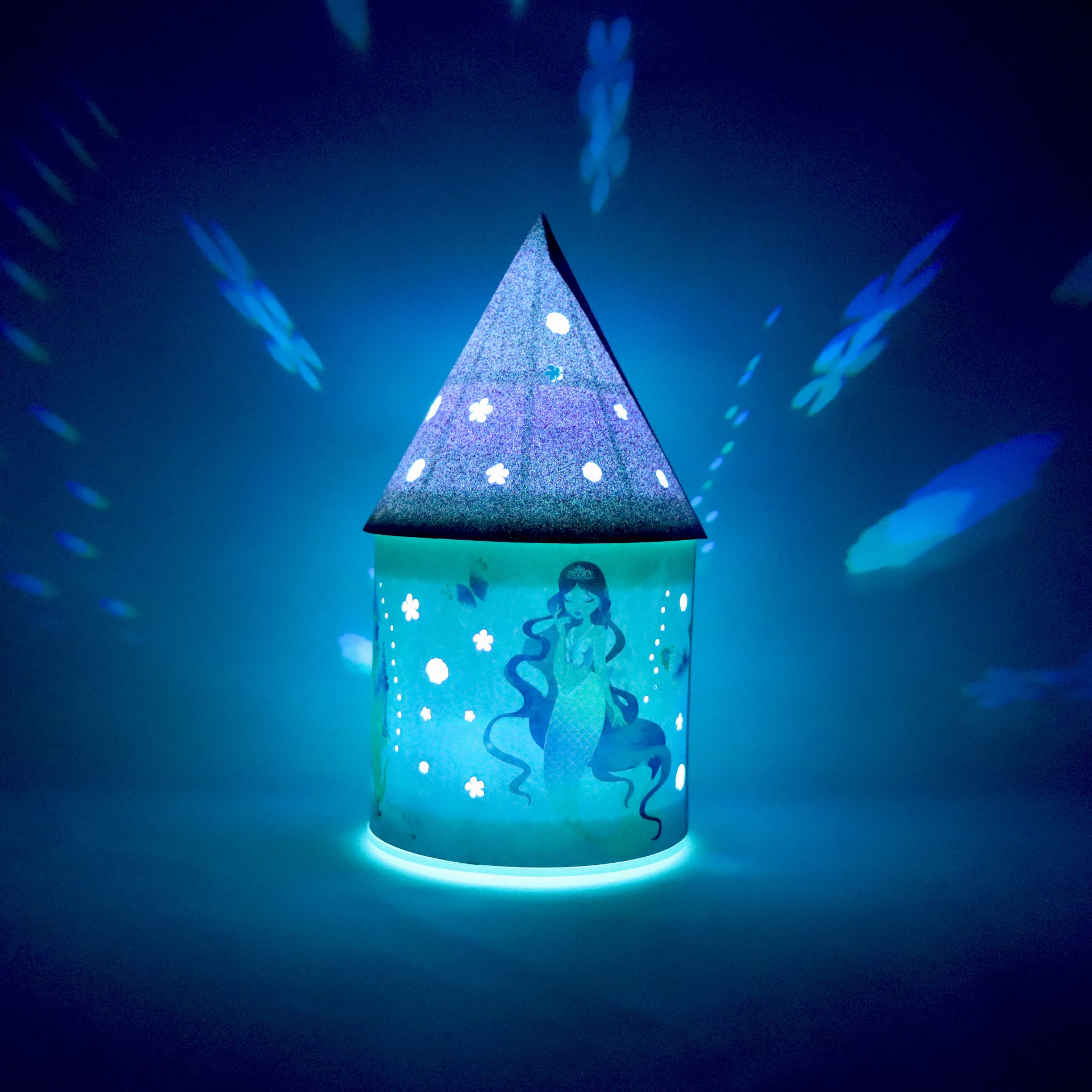 Shimmering Mermaid Colour Changing LED Lantern - Pink Poppy Australia