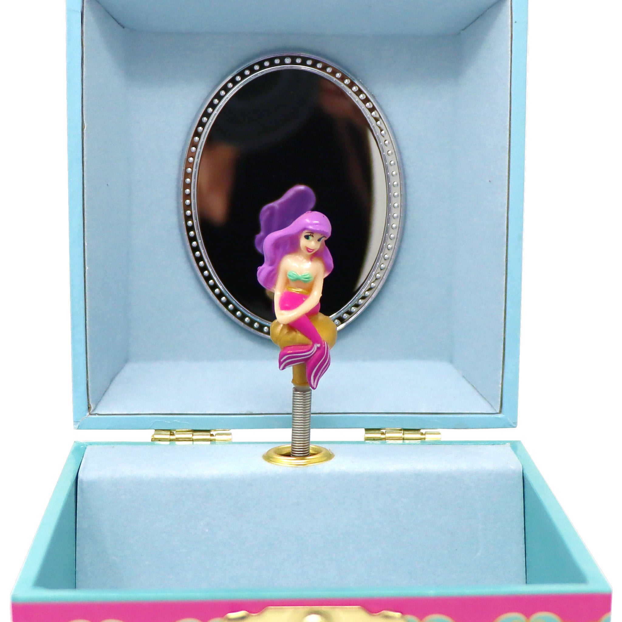 Shimmering Mermaid Small Musical Jewellery Box - Pink Poppy Australia