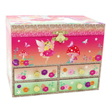 Unicorn & The Pixie Fairy Medium Musical Jewellery Box - Pink Poppy Australia