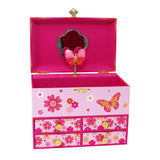 Vibrant Vacation Medium Musical Jewellery Box - Pink Poppy Australia