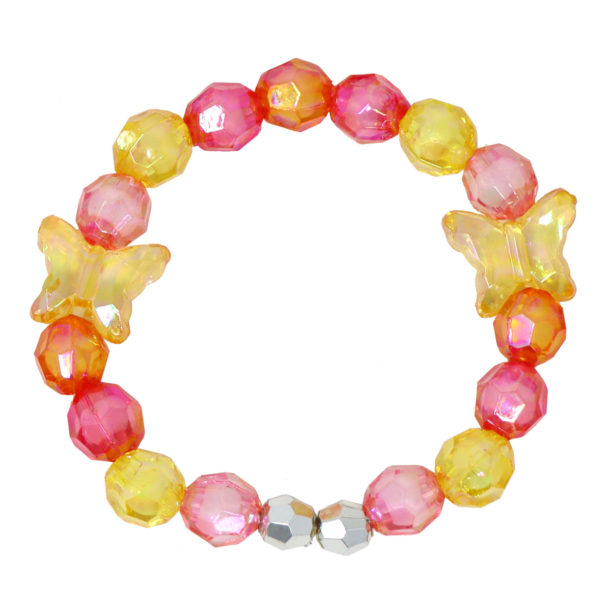 Butterfly Charm Bracelet – Pink Poppy