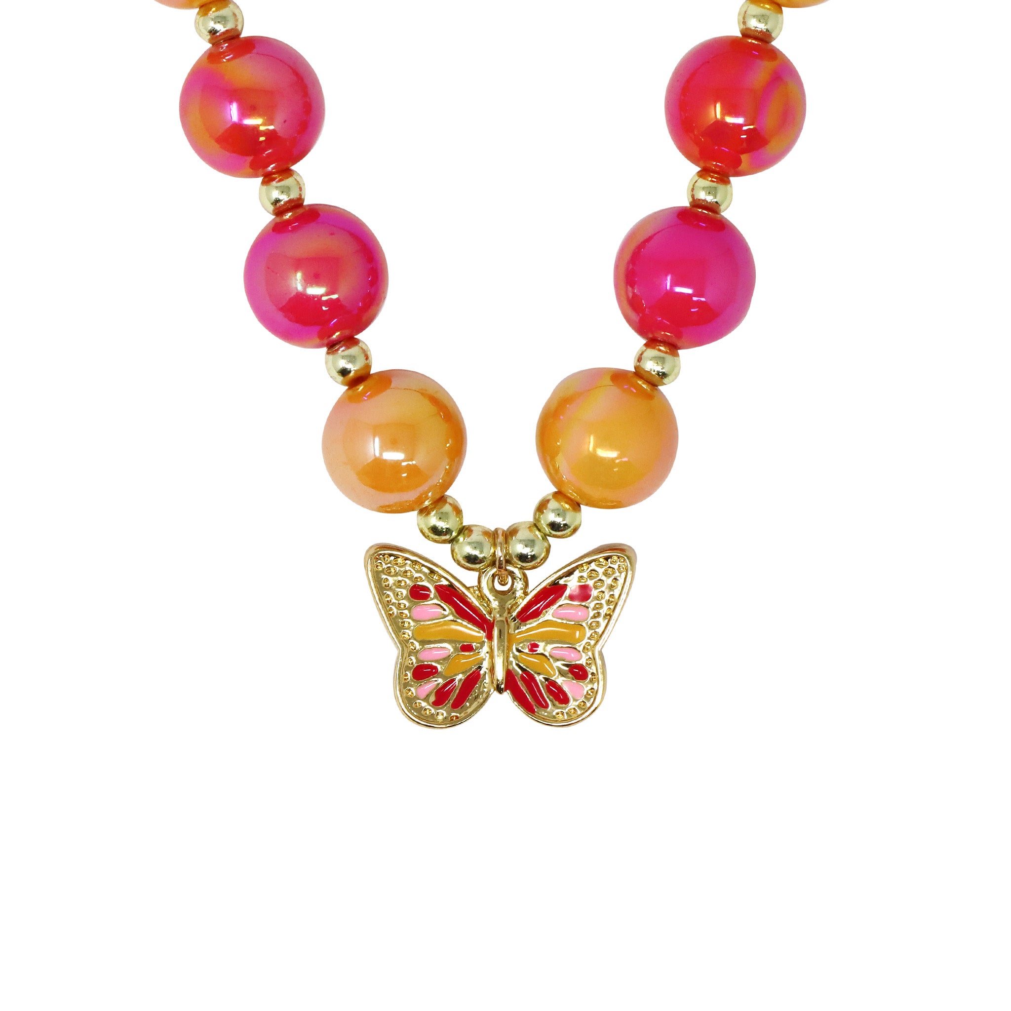 Fairy Butterfly Necklace - Pink Poppy Australia