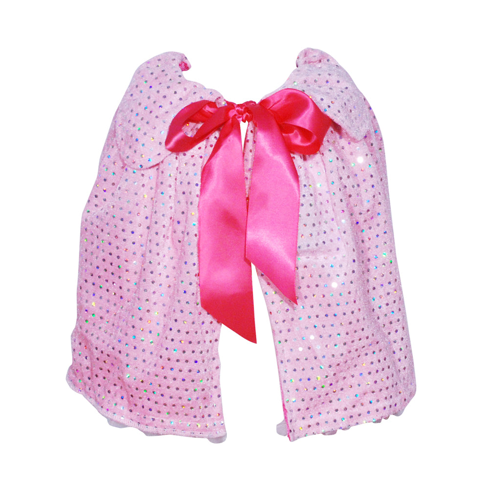 Rara Ruffles Cape - Pink Poppy