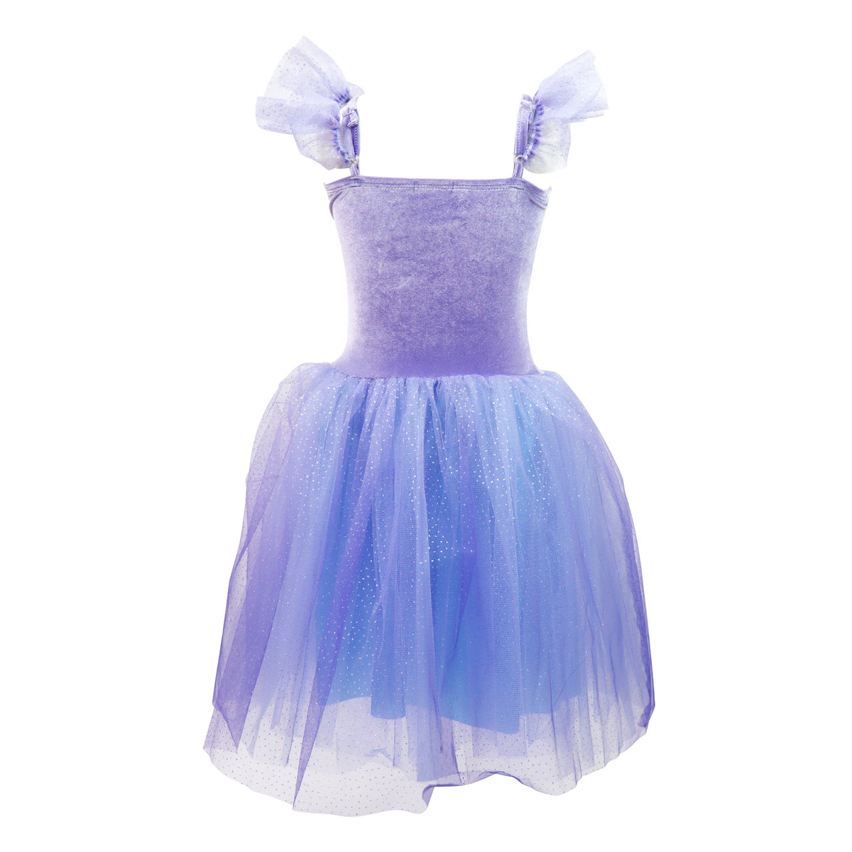 Princess Violet Velvet Dress with Tulle Skirt - Pink Poppy Australia