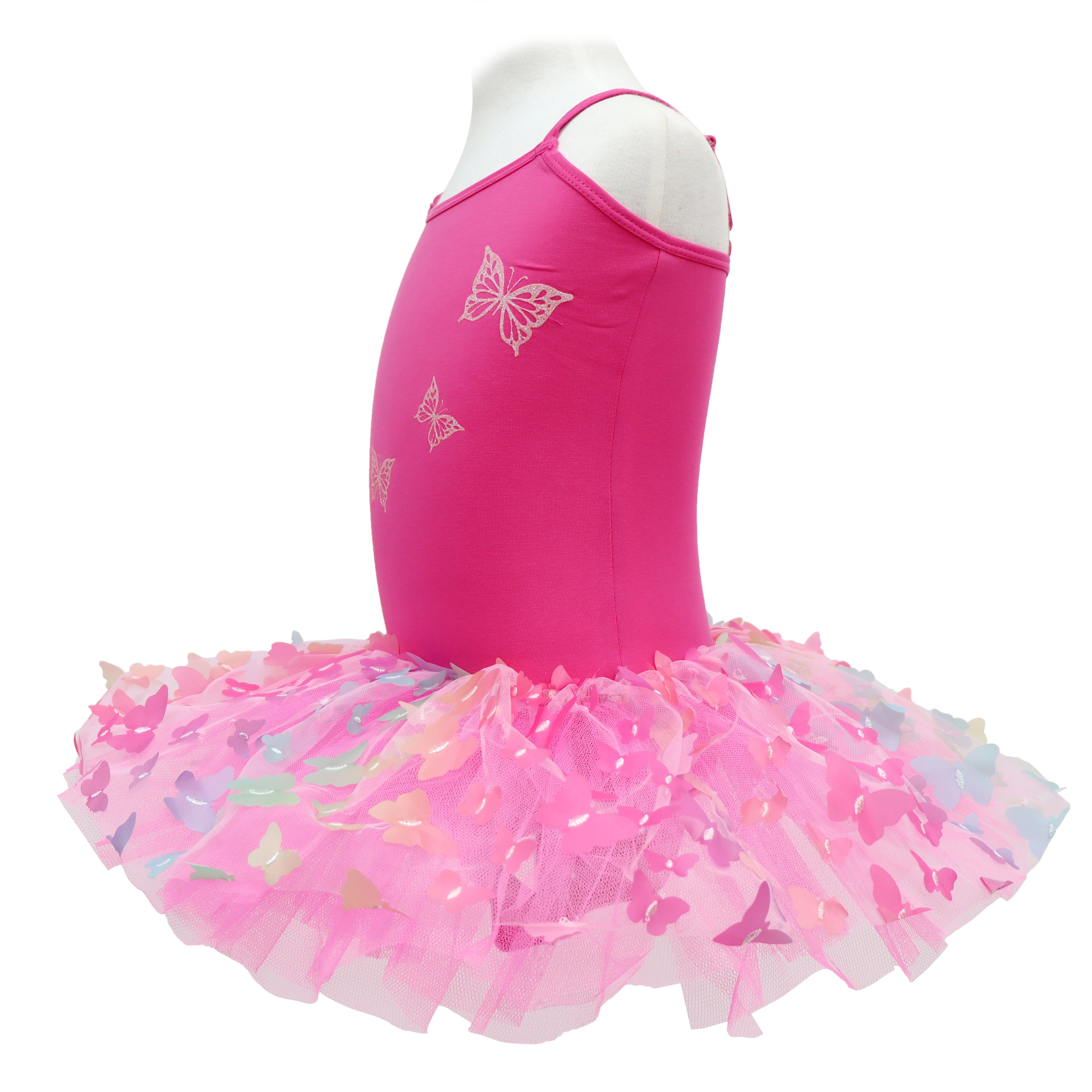 Rainbow Butterfly Tutu Hot Pink - Pink Poppy Australia