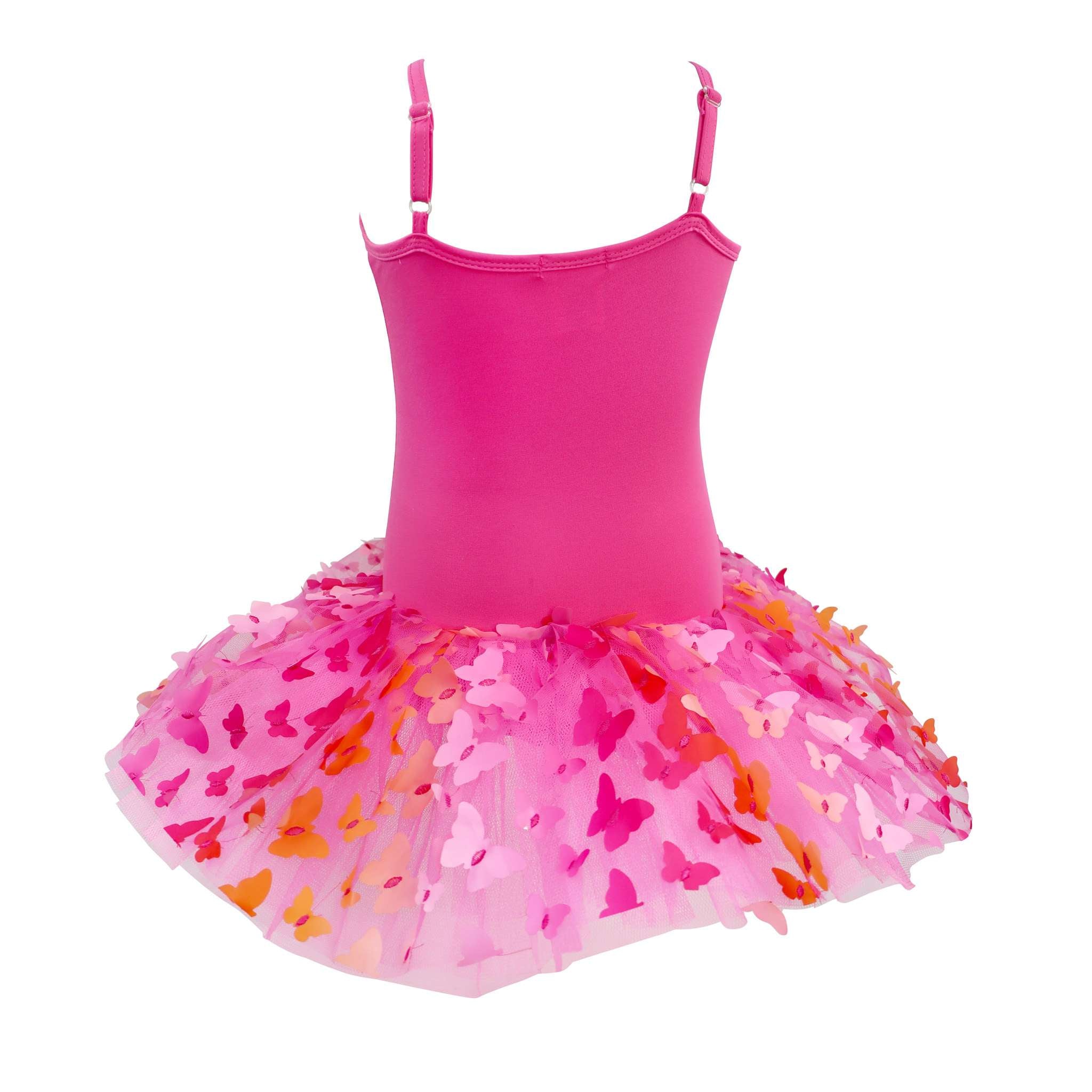 Butterfly Hot Pink & Gold Multi-layered Tutu - Pink Poppy Australia