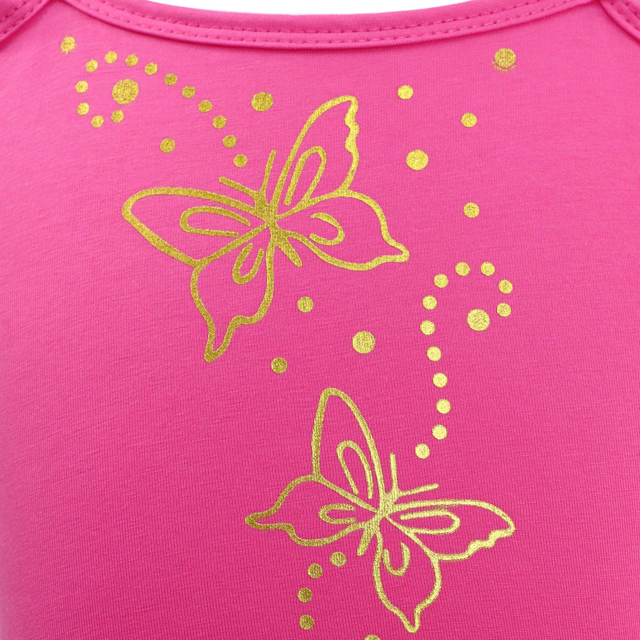 Butterfly Hot Pink & Gold Multi-layered Tutu - Pink Poppy Australia