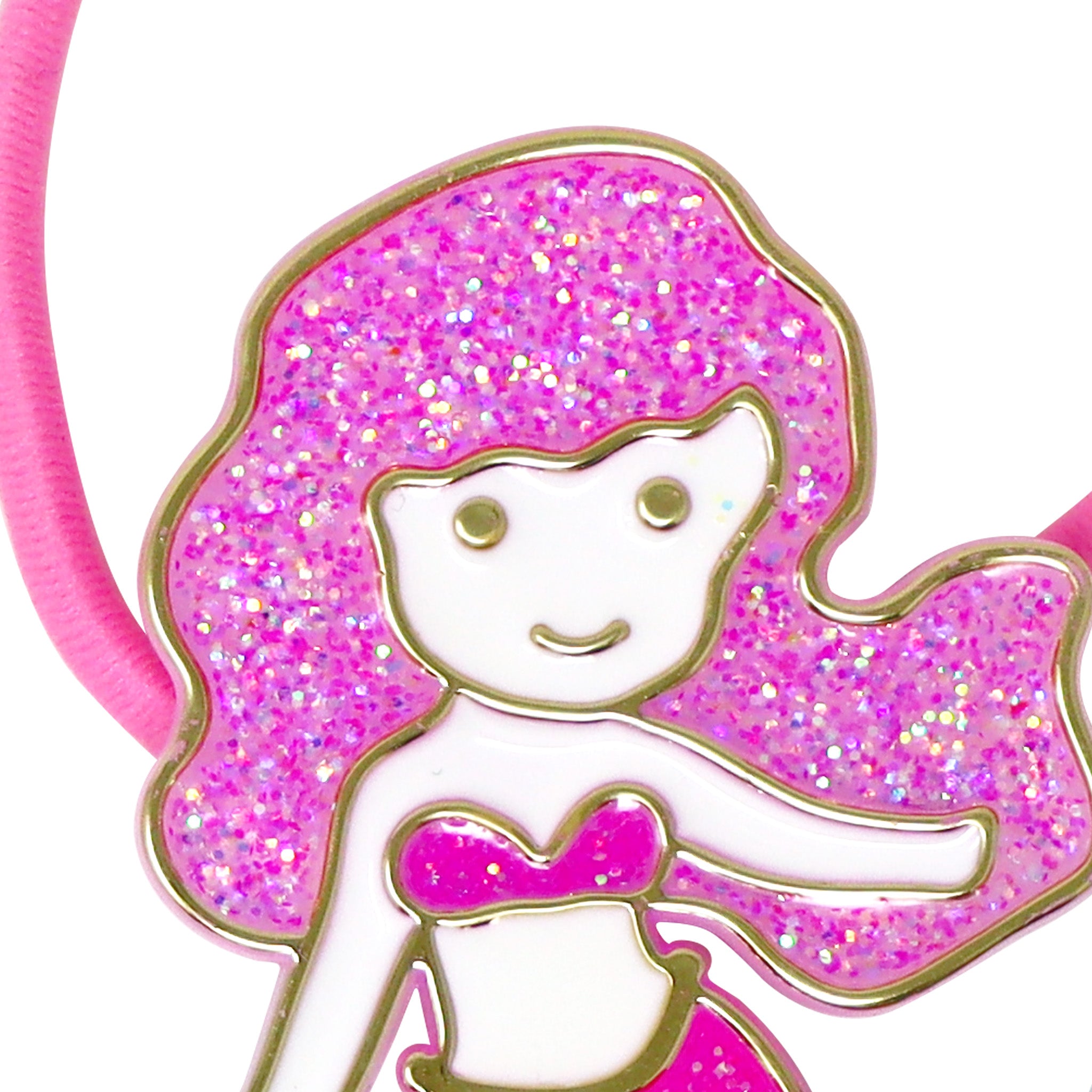 Shimmering Mermaid Hair Elastic - Pink Poppy Australia