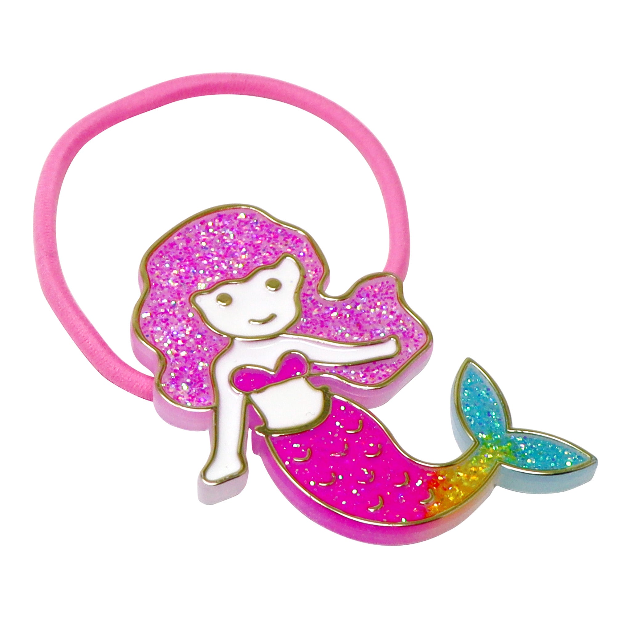 Shimmering Mermaid Hair Elastic - Pink Poppy Australia
