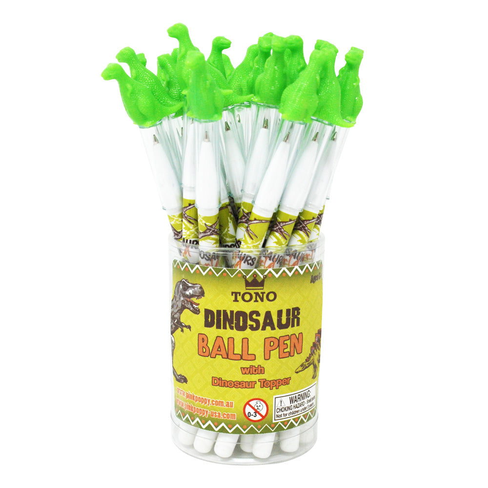 Roaring Dinosaur Blue Ball-point Pen - Pink Poppy Australia
