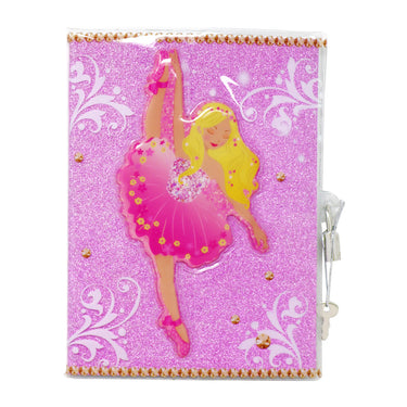 Romantic Ballet 3D Lockable Diary - Pink Poppy Australia
