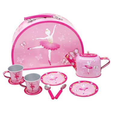 Butterfly Ballet Tin Tea Set - Pink Poppy Australia